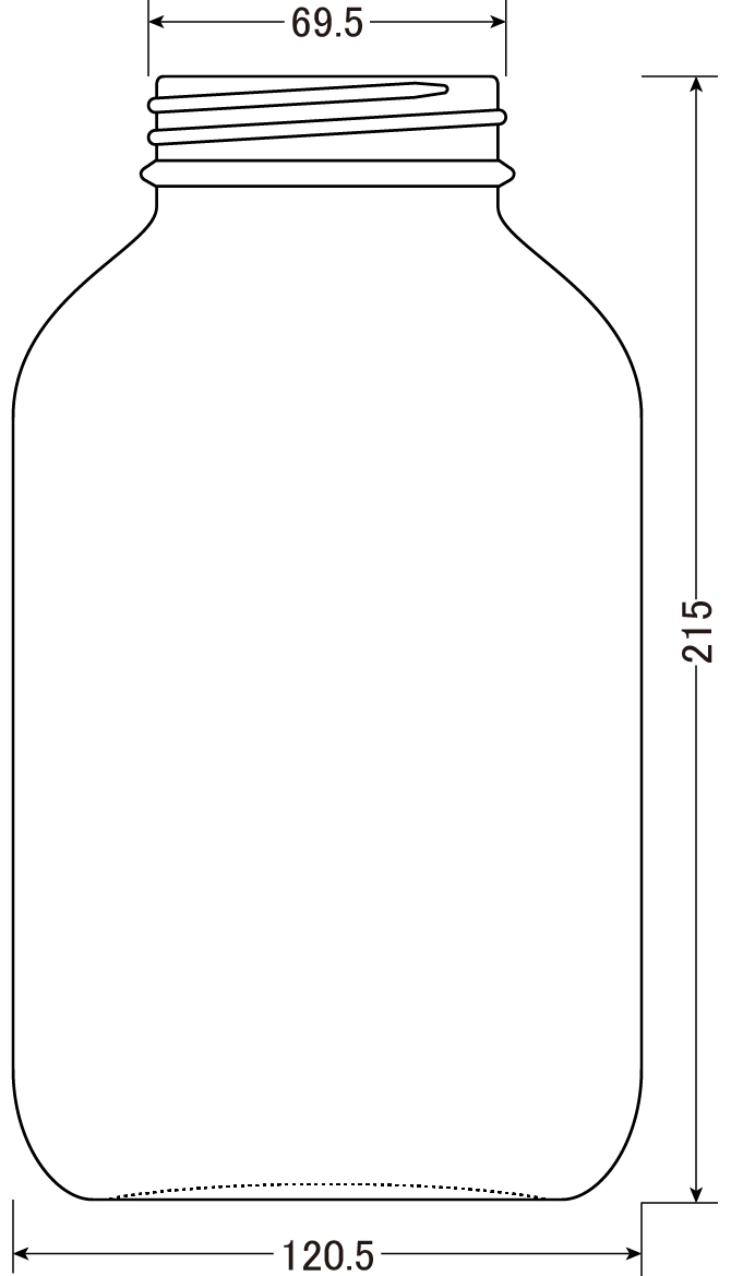 S70 M-2400 | ISHIZUKA GLASS BOTTLES CATALOGUE